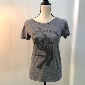 Obey Tops - Obey Prison Guitar Doors Tee - Small Obey Tops - Obey Prison Guitar Doors Tee - Small
